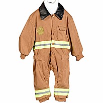 Jr. Firefighter Suit, size 6 to 12 Months (Tan)