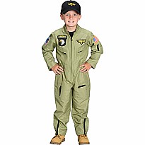 Jr. Fighter Pilot Suit w/Embroidered Cap, size 4/6