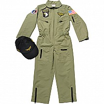 Jr. Fighter Pilot Suit w/Embroidered Cap, size 4/6 