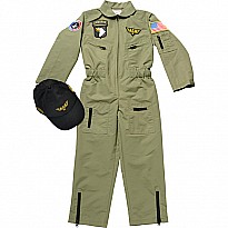 Jr. Fighter Pilot Suit w/Embroidered Cap, size 6/8 