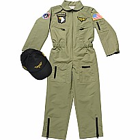 Jr. Fighter Pilot Suit w/Embroidered Cap, size 8/10 