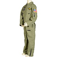 Jr. Fighter Pilot Suit w/Embroidered Cap, size 8/10 