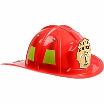 Jr. Firefighter Helmet, Red, Adj Youth Size