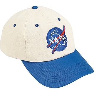 Jr. Flight Suit Cap (Blue & White), Adj Youth Size