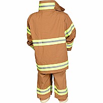 Jr. Firefighter Suit w/Embroidered Cap, size 18Month (Tan) 