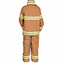 Jr. Firefighter Suit, size 2/3 (Tan) (Choice of Helmet Sold Separately) 