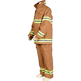 Jr. Firefighter Suit, size 4/6 (Tan) (Choice of Helmet Sold Separately) 