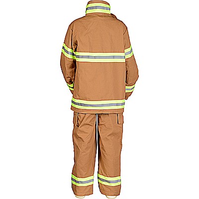 Jr. Firefighter Suit, size 4/6 (Tan) (Choice of Helmet Sold Separately) 