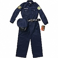 Jr. Police Officer Suit w/Cap & Belt, size 4/6 