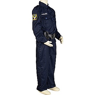 Jr. Police Officer Suit w/Cap & Belt, size 4/6 