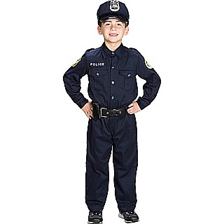 Jr. Police Officer Suit w/Cap & Belt, size 8/10 