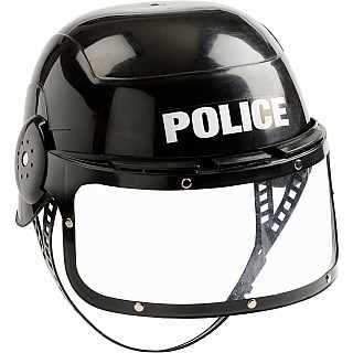 Jr. Police Helmet, Adj Youth Size 