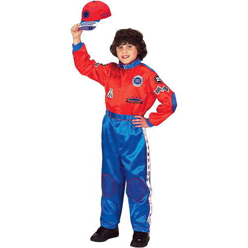 uitgebreid werper ontmoeten Jr. Champion Racing Suit with Cap, Size 6/ 8, (red/ Blue) - Toys To Love