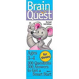 Brain Quest for Threes, revised 4th edition: 300 Questions and Answers to Get a Smart Start