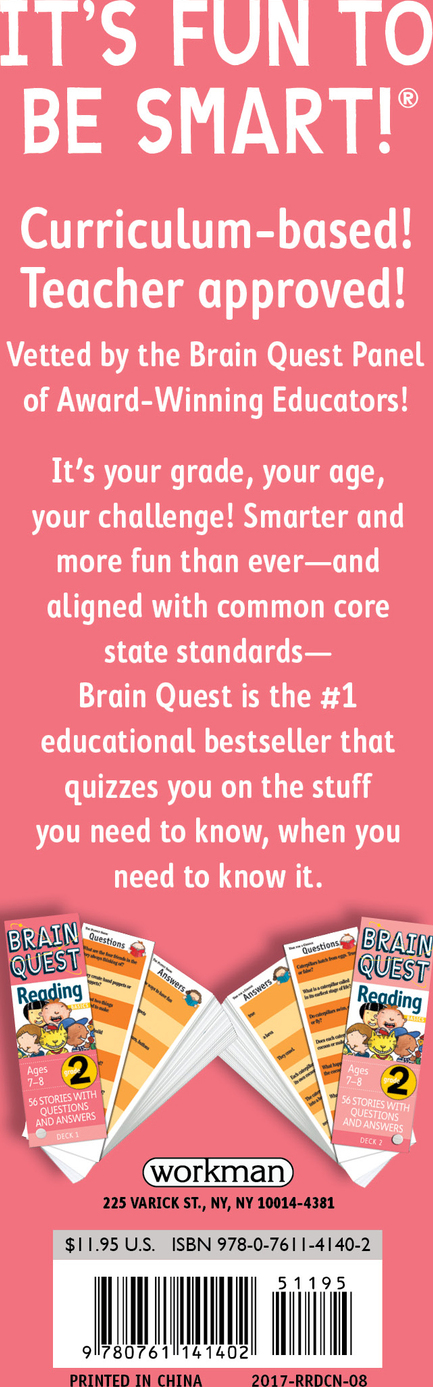 Brain Quest Grade 2 Reading: 56 Stories with Questions and Answers