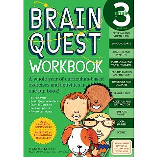 Brain Quest Workbook: Grade 3 Paperback