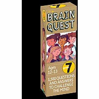Brain Quest Grade 7, revised 4th edition: 1,500 Questions and Answers to Challenge the Mind