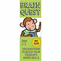 My First Brain Quest Q&A Cards: 350 Questions to Build Your Toddler's Word Skills. Teacher Approved!