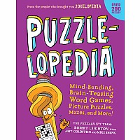Puzzlelopedia Mind Bending Brain Teasing Word Games Picture Puzzles Mazes & More