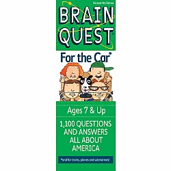 Brain Quest for the Car: 1,100 Questions and Answers All About America