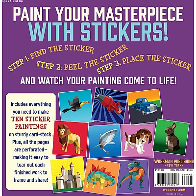 Paint by Sticker Kids, The Original: Create 10 Pictures One Sticker at a Time! (Kids Activity Book, Sticker Art, No Mess Activi