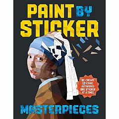 Paint by Sticker Masterpieces: Re-create 12 Iconic Artworks One Sticker at a Time!