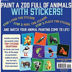 Paint by Sticker Kids: Zoo Animals