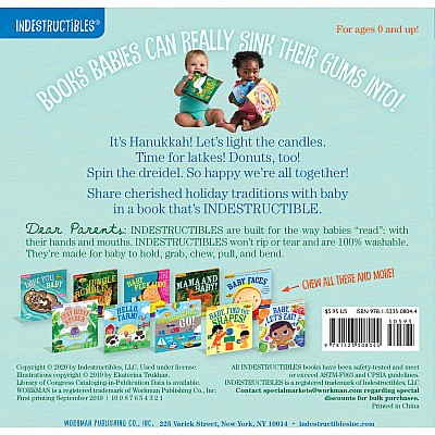 Indestructibles: Hanukkah Baby: Chew Proof · Rip Proof · Nontoxic · 100% Washable (Book for Babies, Newborn Books, Safe to Chew)