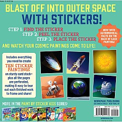 Paint by Sticker Kids: Outer Space: Create 10 Pictures One Sticker at a Time! Includes Glow-in-the-Dark Stickers