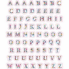 So. Many. Letter Stickers.: 3,820 Alphabet Stickers for Word Nerds