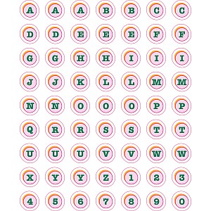 So. Many. Letter Stickers.: 3,820 Alphabet Stickers for Word Nerds