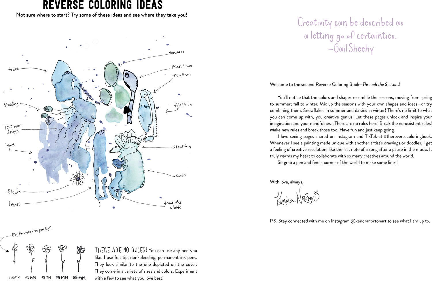 The Reverse Coloring Book™: Through the Seasons - Workman Publishing