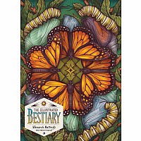  750 pc Illustrated Bestiary Puzzle: Monarch Butterfly