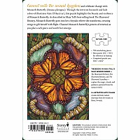  750 pc Illustrated Bestiary Puzzle: Monarch Butterfly