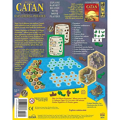 Catan: Explorers & Pirates 5 - 6 Player Extension