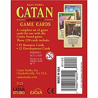 Catan Replacement Game Cards