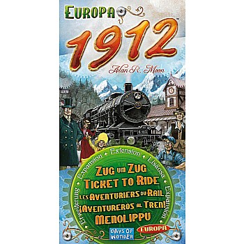 Ticket to Ride: Europa 1912 Expansion