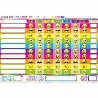 Smart Poly Chart 13"x19", Emoji Goals