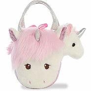 Aurora world fancy pals pet carrier peek a boo unicorn Aurora World Inc Products From Calico Toy Shoppe