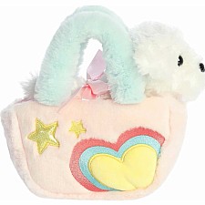 Pastel Heart Puppy Purse