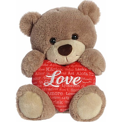 Aurora Valentine - 11" Universal Love Bear™ - Taupe