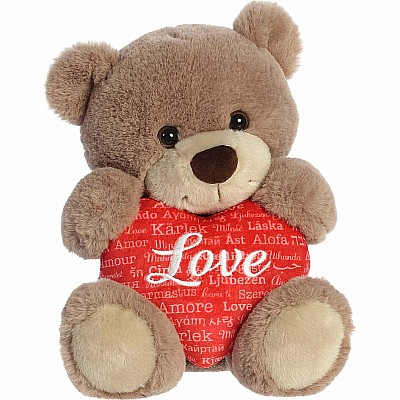 Aurora Valentine - 11" Universal Love Bear™ - Taupe