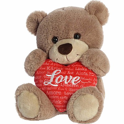 Aurora Valentine - 11" Universal Love Bear™ - Taupe