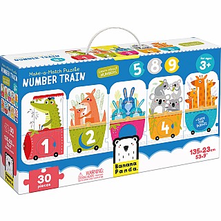 Make-a-Match Puzzle Number Train