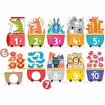 Make-a-Match Puzzle Number Train