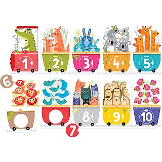 Make-a-Match Puzzle Number Train