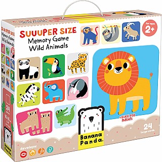 Suuuper Size Memory Game Wild Animals