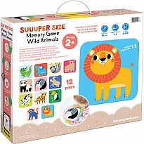 Suuuper Size Memory Game Wild Animals