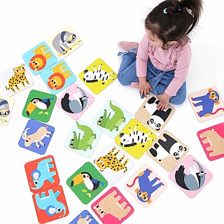 Suuuper Size Memory Game Wild Animals