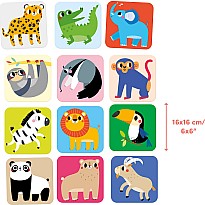 Suuuper Size Memory Game Wild Animals